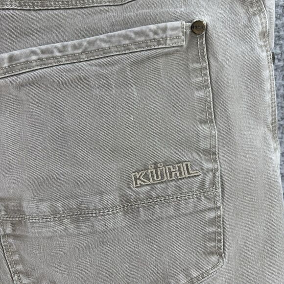 Kuhl Rydr Pants Mens 36x32 Brown Cotton Stretch Distressed Outdoor Hiking - Picture 9 of 9